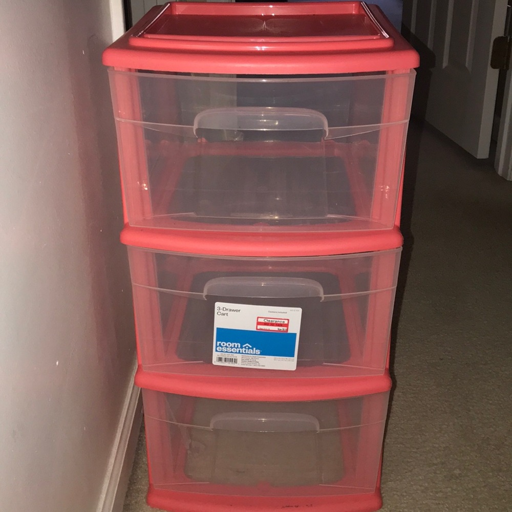 3 drawer cart